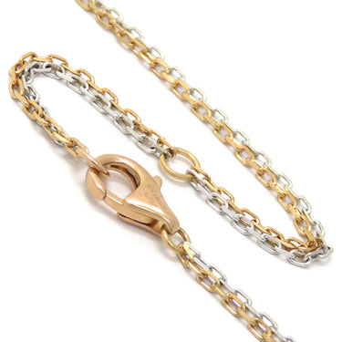 カルティエ Cartier ラブ ネックレス 6Pダイヤ B7224528 ピンクゴールドＸホワイトゴールド K18PG K18WG ダイヤモンド ネックレス 750PG WG ダブルチェーン