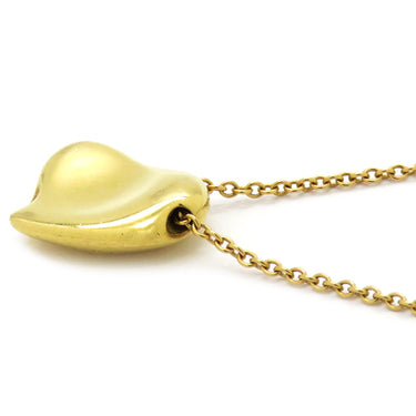 ティファニー Tiffany & Co フルハート ペンダント エルサ・ペレッティ イエローゴールド K18YG ネックレス 750 T&Co.