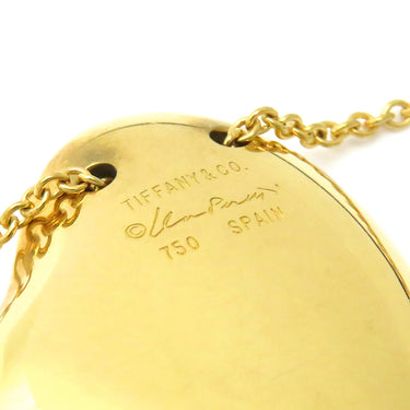 ティファニー Tiffany & Co フルハート  イエローゴールド K18YG ネックレス 750YG エルサペレッティ
