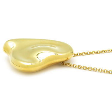 ティファニー Tiffany & Co フルハート  イエローゴールド K18YG ネックレス 750YG エルサペレッティ