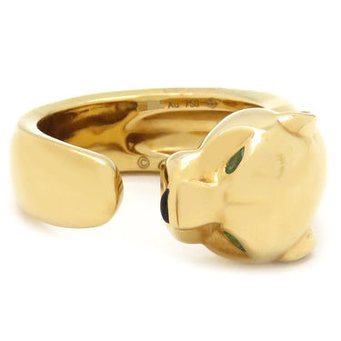 カルティエ Cartier パンテール ドゥ カルティエ B4085952 イエローゴールド K18YG オニキス ツァボライトガーネット #52(JP12) リング 指輪 パンサー 750 18K 12号