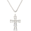 ブルガリ BVLGARI セルペンティ スモールクロス ペンダント 354038 ホワイトゴールド K18WG ダイヤモンド ネックレス 750 18K WG パヴェダイヤ