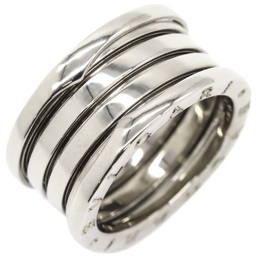 ブルガリ BVLGARI ビーゼロワン B-zero1 3バンドリング ホワイトゴールド K18WG #55(JP15) リング 指輪 750 18金 15号