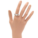 カルティエ Cartier バレリーナ ソリテール ハート プラチナシルバー Pt950 ダイヤモンド リング 指輪 11号