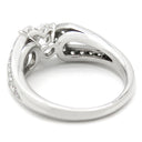 カルティエ Cartier バレリーナ ソリテール ハート プラチナシルバー Pt950 ダイヤモンド リング 指輪 11号