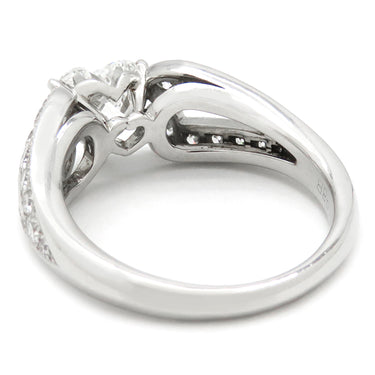 カルティエ Cartier バレリーナ ソリテール ハート プラチナシルバー Pt950 ダイヤモンド リング 指輪 11号