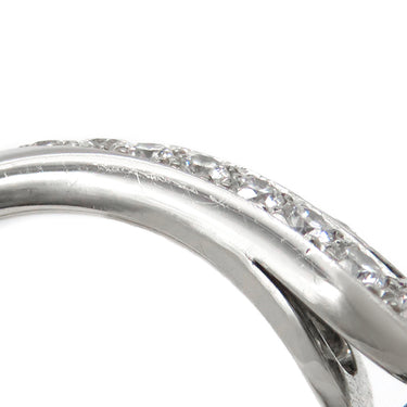 カルティエ Cartier バレリーナ ソリテール ハート プラチナシルバー Pt950 ダイヤモンド リング 指輪 11号