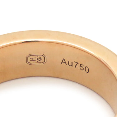 ハリーウィンストン Harry Winston HW ロゴ WBDRRDLGHWL ローズゴールド K18PG ダイヤモンド リング 指輪 Au750 750PG K18 10号