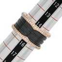ブルガリ BVLGARI ビーゼロワン B-zero1 4バンド ダイヤリング ピンクゴールド×ブラック K18PG セラミック ダイヤモンド #56(JP16) リング 指輪 黒 750PG 18金 15号