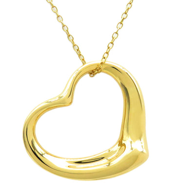 ティファニー Tiffany & Co オープンハート  イエローゴールド K18YG ネックレス エルサペレッティ 18K T&Co. ペンダント