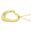 ティファニー Tiffany & Co オープンハート  イエローゴールド K18YG ネックレス エルサペレッティ 18K T&Co. ペンダント