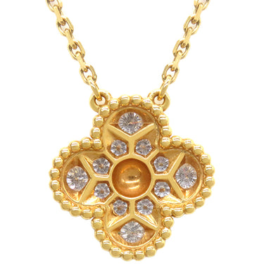 ヴァンクリーフアーペル Van Cleef & Arpels ヴィンテージアルハンブラ ペンダント VCARA45300 イエローゴールド K18YG ダイヤモンド ネックレス 12Pダイヤ