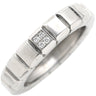 ショパール CHOPARD アイスキューブ 82/3789 ホワイトゴールド K18WG ダイヤモンド リング 指輪 750 18K 1Pダイヤ 10号