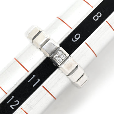 ショパール CHOPARD アイスキューブ 82/3789 ホワイトゴールド K18WG ダイヤモンド リング 指輪 750 18K 1Pダイヤ 10号