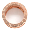 ブルガリ BVLGARI ビーゼロワン B-zero1 レジェンド 4バンドリング ピンクゴールド×ホワイト K18PG セラミック #61 リング 指輪 Au750 18K 18金 20号