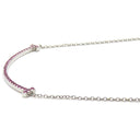 ティファニー Tiffany & Co Tスマイル ペンダント スモール ピンクサファイア ホワイトゴールド K18WG ピンクサファイア ネックレス Au750 Tiffany T smile