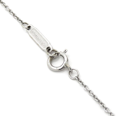 ティファニー Tiffany & Co Tスマイル ペンダント スモール ピンクサファイア ホワイトゴールド K18WG ピンクサファイア ネックレス Au750 Tiffany T smile