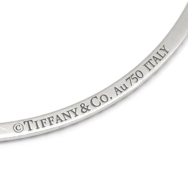 ティファニー Tiffany & Co Tスマイル ペンダント スモール ピンクサファイア ホワイトゴールド K18WG ピンクサファイア ネックレス Au750 Tiffany T smile