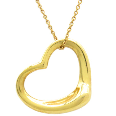 ティファニー Tiffany & Co オープンハート  イエローゴールド K18YG ネックレス エルサペレッティ 18K T&Co.