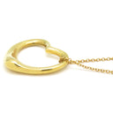ティファニー Tiffany & Co オープンハート  イエローゴールド K18YG ネックレス エルサペレッティ 18K T&Co.