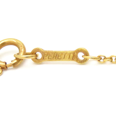 ティファニー Tiffany & Co オープンハート  イエローゴールド K18YG ネックレス エルサペレッティ 18K T&Co.