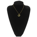 ティファニー Tiffany & Co オープンハート  イエローゴールド K18YG ネックレス エルサペレッティ 18K T&Co.