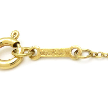 ティファニー Tiffany & Co ダブルラビングハート イエローゴールド K18YG ネックレス Au750 YG パロマピカソ
