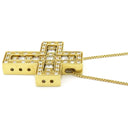 ダミアーニ DAMIANI ベルエポック S 20053701 イエローゴールド K18YG ダイヤモンド ネックレス ペンダント 750 18金 クロス 十字架