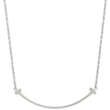 ティファニー Tiffany & Co Tスマイル ペンダント スモール 60011677 ホワイトゴールド K18WG ネックレス Au750 Tiffany T smile