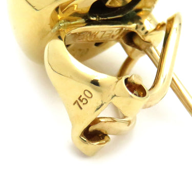 セリーヌ CELINE ボール＆スターモチーフ ダイヤ ピアス イエローゴールド K18YG ダイヤモンド ピアス Au750 18K 星モチーフ 1Pダイヤ クリップタイプ