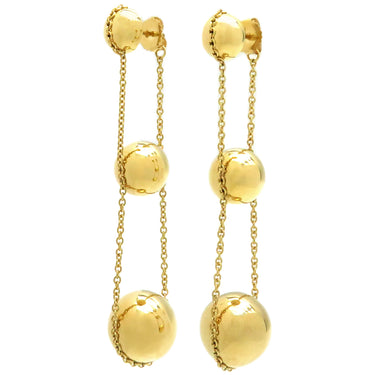 ティファニー Tiffany & Co ハードウェア トリプルドロップ ピアス  60006746 イエローゴールド K18YG ピアス Au750 18K 18金 T&Co. 3連