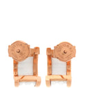 ブルガリ BVLGARI B-zero1 ビーゼロワン 346464 ホワイトXピンクゴールド K18PG セラミック ピアス 白 BVLGARI 750