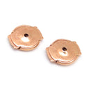 ブルガリ BVLGARI B-zero1 ビーゼロワン 346464 ホワイトXピンクゴールド K18PG セラミック ピアス 白 BVLGARI 750