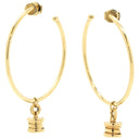 ブルガリ BVLGARI ビーゼロワン イエローゴールド K18YG ピアス B-zero1 750YG フープピアス