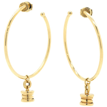 ブルガリ BVLGARI ビーゼロワン イエローゴールド K18YG ピアス B-zero1 750YG フープピアス