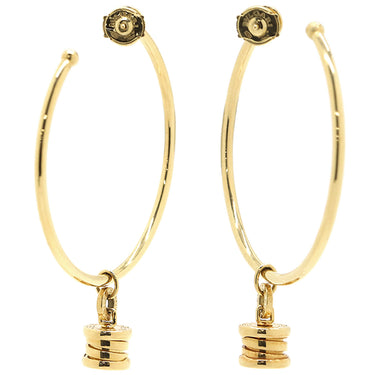 ブルガリ BVLGARI ビーゼロワン イエローゴールド K18YG ピアス B-zero1 750YG フープピアス