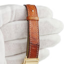 腕時計 ティファニー Tiffany & Co シュランバージェ 13902003 クオーツ レディース メーカーOH済み K18YG無垢 スクエア バー ヴィンテージ