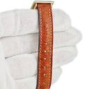 腕時計 ティファニー Tiffany & Co シュランバージェ 13902003 クオーツ レディース メーカーOH済み K18YG無垢 スクエア バー ヴィンテージ