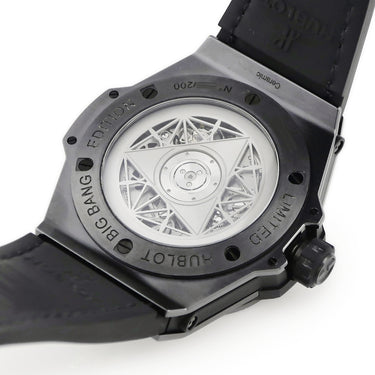 腕時計 ウブロ HUBLOT ビッグバン ウニコ サンブルー オールブラック 415.CX.1114.VR.MXM17 自動巻き メンズ ブラック 限定