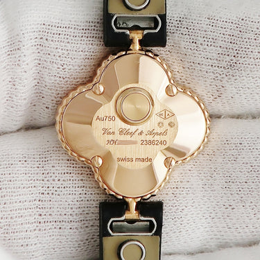 腕時計 ヴァンクリーフアーペル Van Cleef & Arpels スウィートアルハンブラ 2386240 VCARO8SF00 クオーツ レディース K18RG無垢 シェル