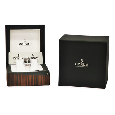 腕時計 コルム CORUM ゴールデンブリッジ 113.151.69/0001 FN01 手巻き メンズ 新品同様 K18WG無垢 純正ダイヤ 6時位置リューズ