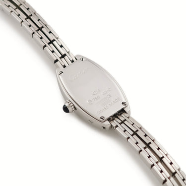 腕時計 カルティエ Cartier ミニトノー ラニエール W15363W3 クオーツ レディース K18WG無垢 ホワイトゴールド クォーツ ローマン