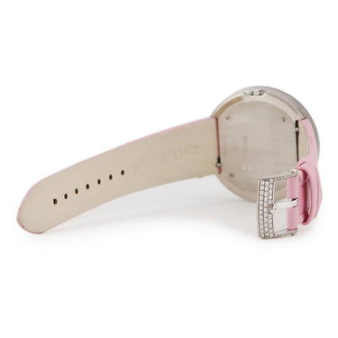 腕時計 ヴァンクリーフアーペル Van Cleef & Arpels チャーム VCARM95400 クオーツ レディース K18WG無垢 純正ダイヤ ラウンド ローマン