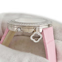 腕時計 ヴァンクリーフアーペル Van Cleef & Arpels チャーム VCARM95400 クオーツ レディース K18WG無垢 純正ダイヤ ラウンド ローマン