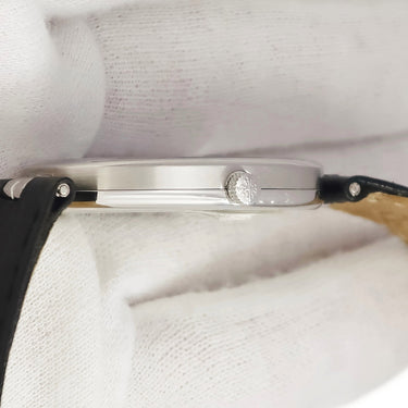 腕時計 パテックフィリップ PATEK PHILIPPE ゴールデンエリプス  3930A クオーツ メンズ ネイビー デイト ヴィンテージ