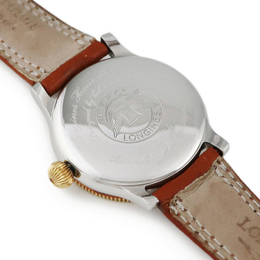 腕時計 ロンジン LONGINES リンドバーグ アワーアングル 628.5229 自動巻き メンズ K18YG無垢×SS コンビ ローマン 復刻 希少