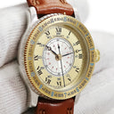 腕時計 ロンジン LONGINES リンドバーグ アワーアングル 628.5229 自動巻き メンズ K18YG無垢×SS コンビ ローマン 復刻 希少