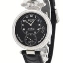 腕時計 ボヴェ Bovet フルリエ 19Thirty ナインティーンサーティ スティール ブラックラッカー NTS0029 手巻き メンズ 新品同様 ブラック