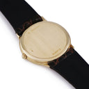 腕時計 オーデマピゲ AUDEMARS PIGUET ラウンドウォッチ クオーツ メンズ レディース OH済 K18YG無垢 バー 薄型 コインエッジ ヴィンテージ