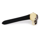 腕時計 オーデマピゲ AUDEMARS PIGUET ラウンドウォッチ クオーツ メンズ レディース OH済 K18YG無垢 バー 薄型 コインエッジ ヴィンテージ